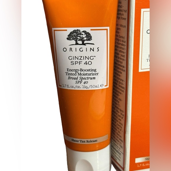 Origins GinZing SPF 40 Energy-Boosting Tinted Moisturizer 1.7oz New In Box - Picture 3 of 8